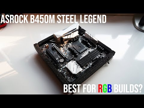 Asrock B450M Steel legend review. One of the best looking Mini ITX boards?