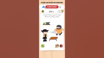 Brain Test 4: Level 3 Solution #gameplay #brainout #puzzlegame #walkthrough