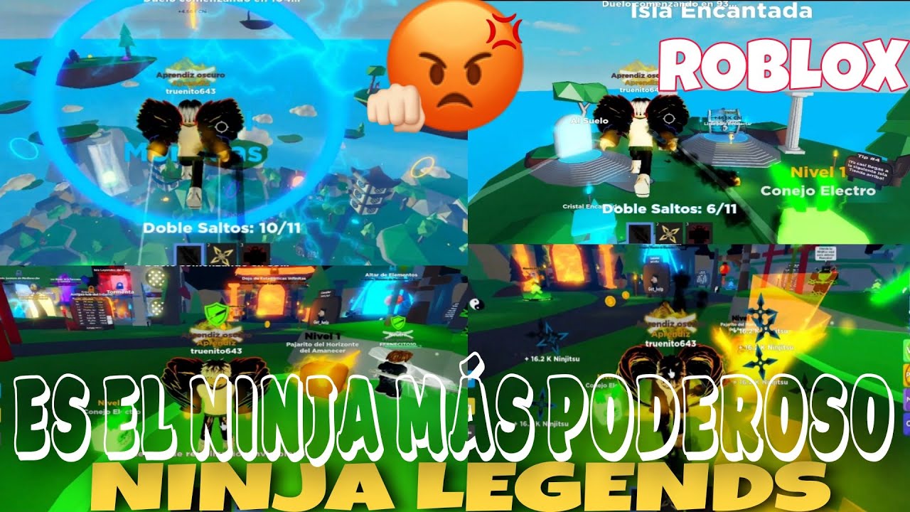 Hoy JUGAMOS el NINJA más fuerte NINJA LEGENDS (ROBLOX) : Jugando con Peluchin