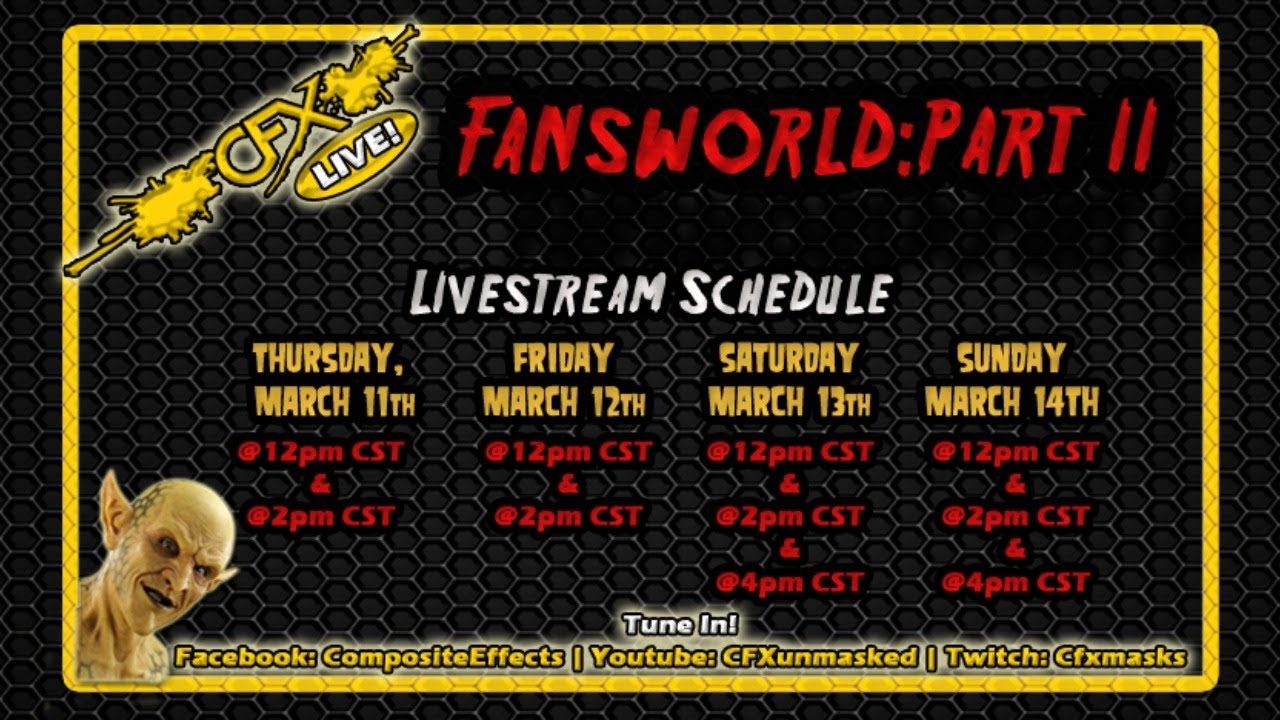 CFX LIVE! FANSWORLD: Part II - 12pm March 11, 2021