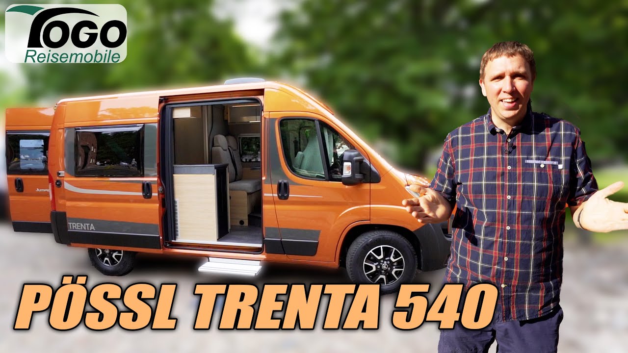 😍 Neuer Kastenwagen Pössl Trenta 540 R 2022 | TOGO REISEMOBILE. Extra Kompaktes Wohnmobil. Roomtour