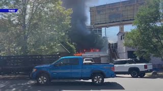 Fire breaks out near restaurant in Uptown neighborhood in Denver