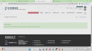 VIDWAN Database Video Tutorial | Login as Expert |
