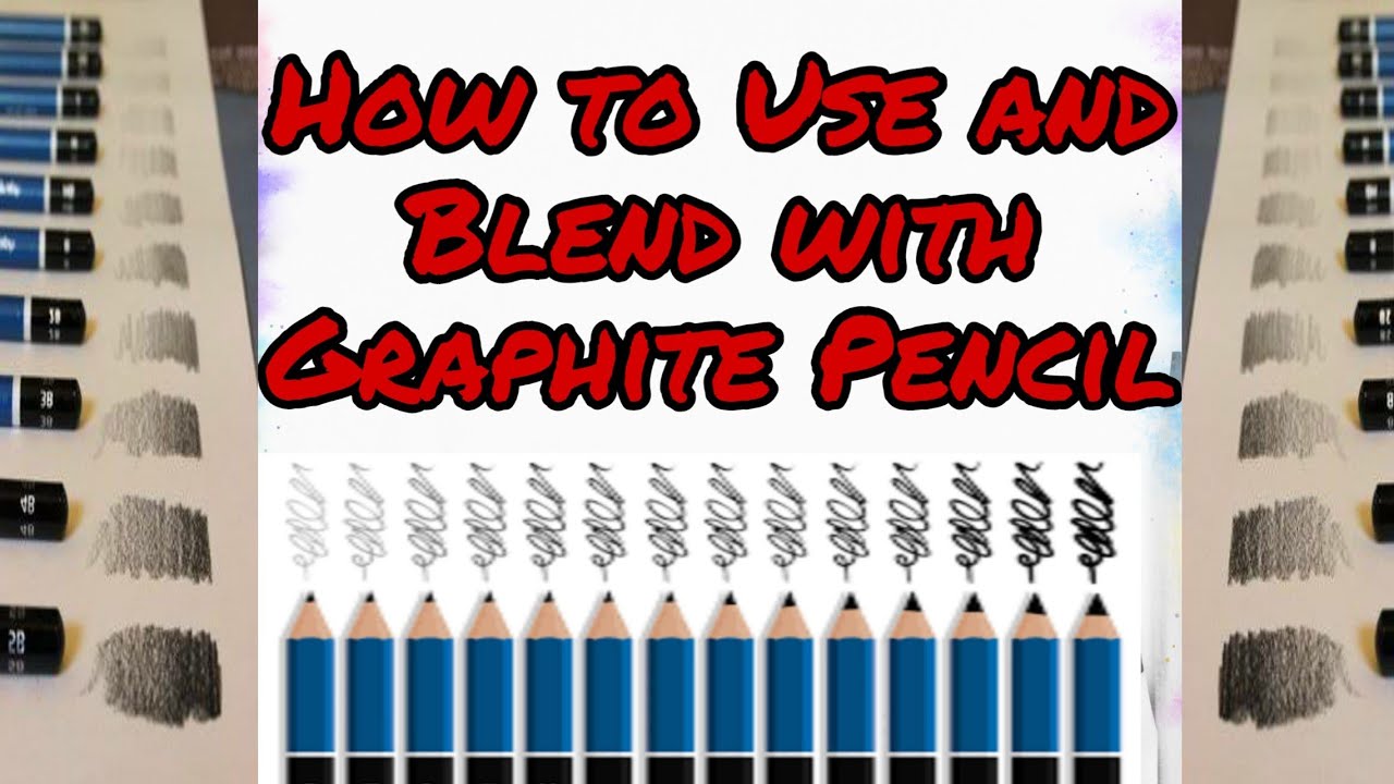 How to use and blend Graphite pencil// easy step by step || Ford Tv ...
