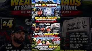 WEATHER CHAOS at Sanford International | Daily Golf Briefing | #pga #lpga #golf   #kpmg #champions