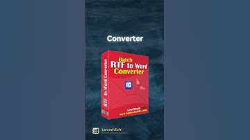 How to Convert RTF Files in Word Files? Link in Description