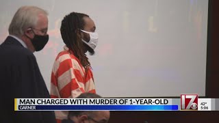 Man charged with murder of 1-year-old in Garner