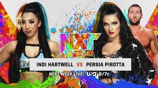 Indi Hartwell Vs Persia Pirotta Full Match