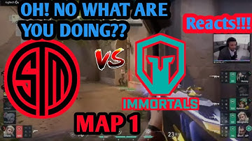 Coach MYTH Reacts TO TSM  Vs IMT !!! MAP 1  !!! VCT Challengers 2