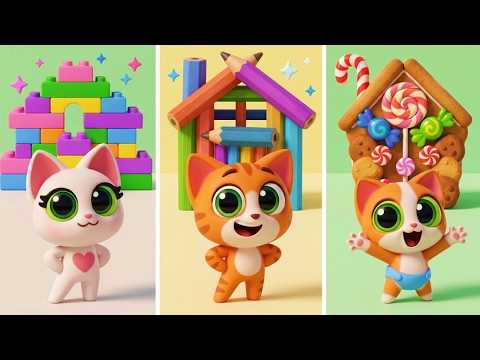 Let's Build The Best House | Carboard DIY Adventure | Funny Cartoons Mix for Kids