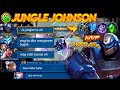 JUNGLE JOHNSON!! TRASHTALKER TURNED TO BE A FAN REALQUICK! -MLBB