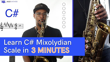 C#/Db Mixolydian Scale on Alto Saxophone (E Concert)