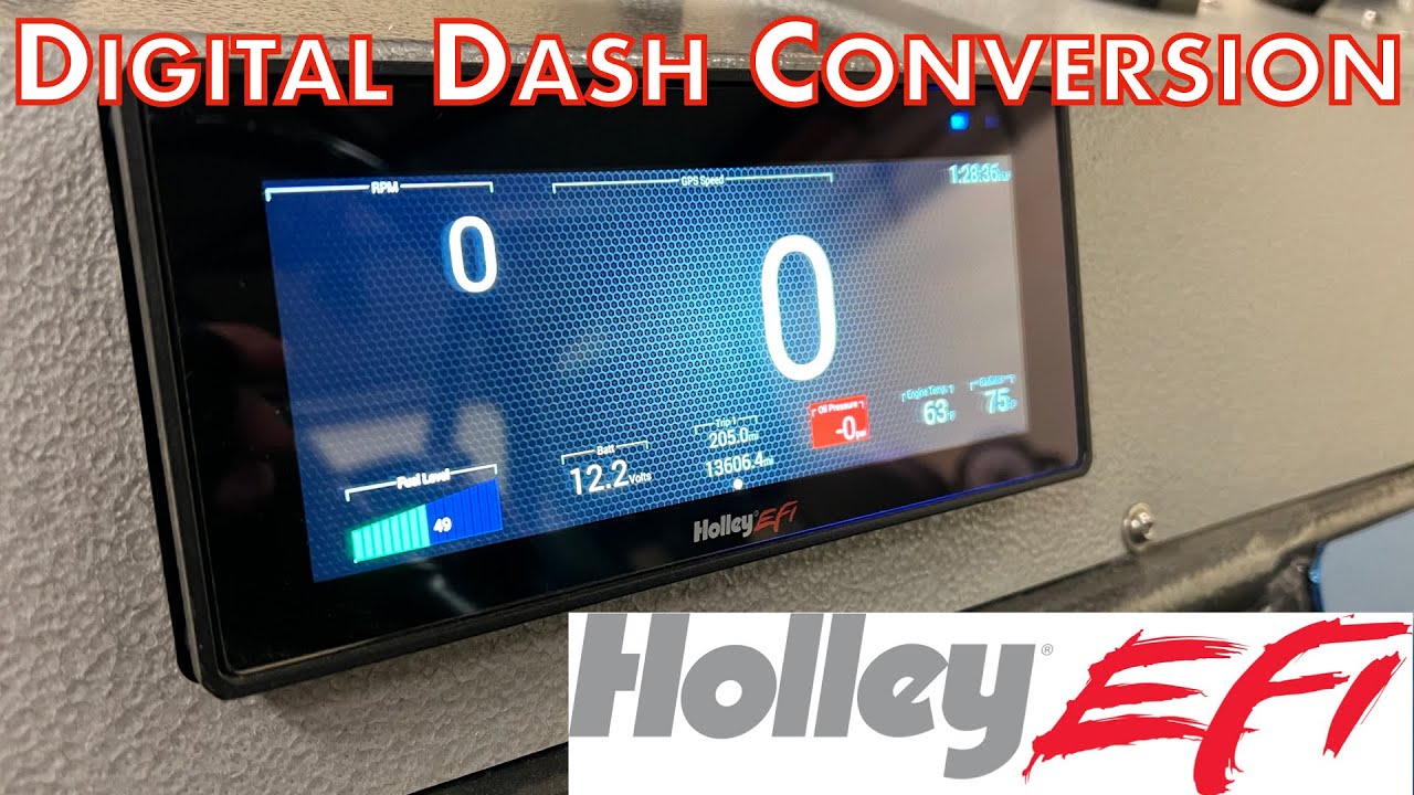 Install a Holley Pro Dash in Almost Anything - YouTube