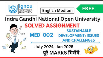 MED 2 Solved Assignment 2024-25  | English |  by  |  Scholar GUY  |