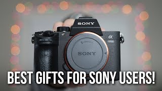 BEST CHRISTMAS GIFTS for SONY CAMERA USERS + T-Shirt GIVEAWAY | Under $50 $100 $200 GIFTS! 2018