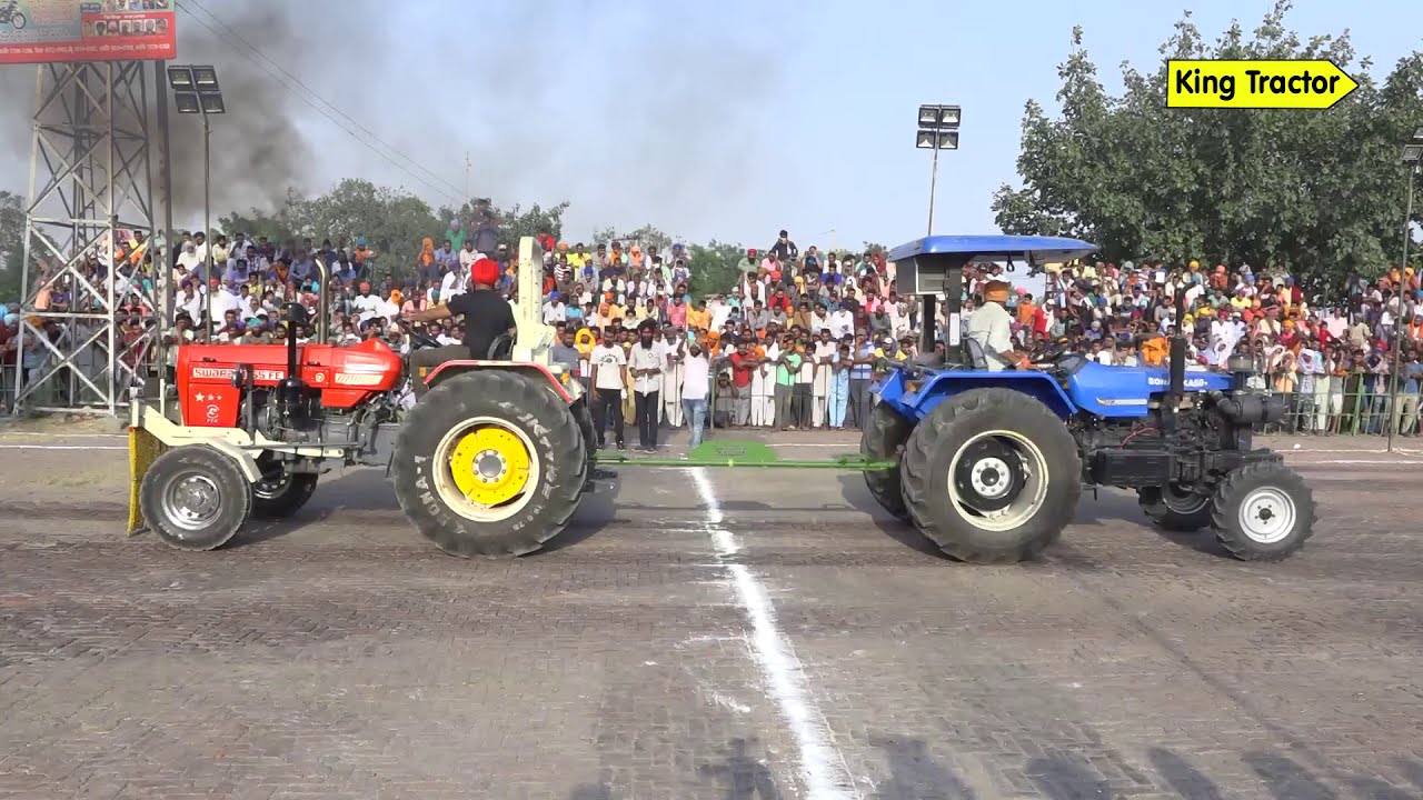 Tractor Tochan Swaraj 855 Happy Mahla vs Sonalika 60