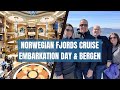 Norwegian fjords cruise episode 1 sky princess embarkation day  bergen