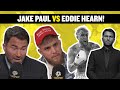 JAKE PAUL vs EDDIE HEARN🔥💪@Jake Paul says boxers are easier to fight than MMA fighters!