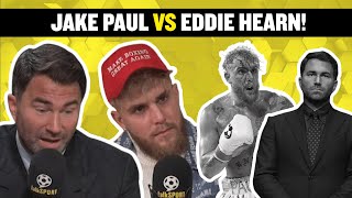JAKE PAUL vs EDDIE HEARN@jakepaul says boxers are easier to fight than MMA fighters!