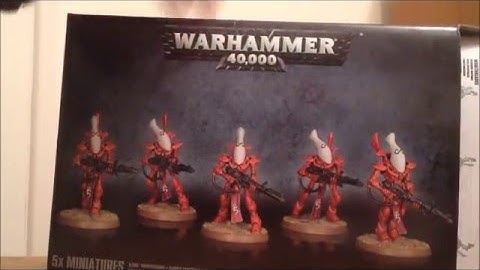 Unboxing Eldar Wraithguard. warhammer 40k