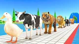 Giant Stucked. Cartoons, Cow, Giraffe, Elephant, Lions Paint Wild Animals cotton Ju8