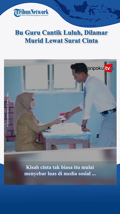 Viral Bu Guru Cantik Luluh, Dilamar Murid Lewat Surat Cinta