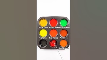 Creating 6 Colors with Only 3 Primary Colors #colormixing #satisfying #relaxing