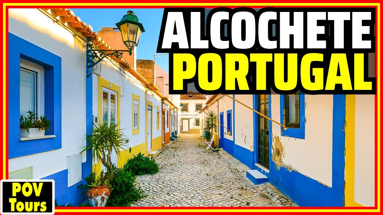 [4K] Алькочете, Португалия 😃 Красочный и исторический рыбацкий городок недалеко от Лиссабона!