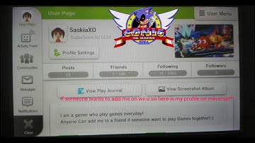 My Miiverse Profile on Wii u!