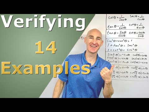 Verifying Trigonometric Identities Easily - Strategy Explained (14 Examples)