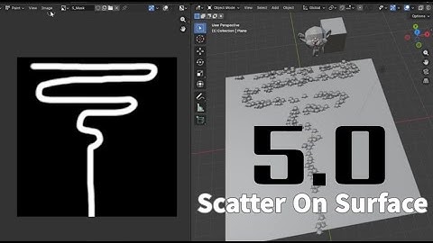 Blender 5.0 New Scatter on Surface Modifier