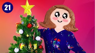 Конфетная ЁЛКА / Печенька Варвара наряжает новогоднюю ёлку Конфетная ЁЛКА / Печенька Варвара наряжает новогоднюю ёлку