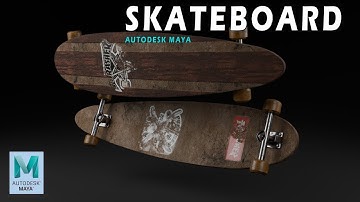 SkateBoard | Autodesk Maya | 3D Modeling