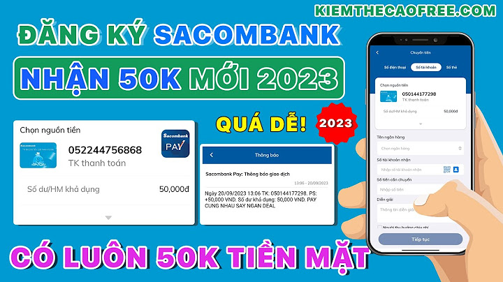 Hướng dẫn đăng ký sacombank pay