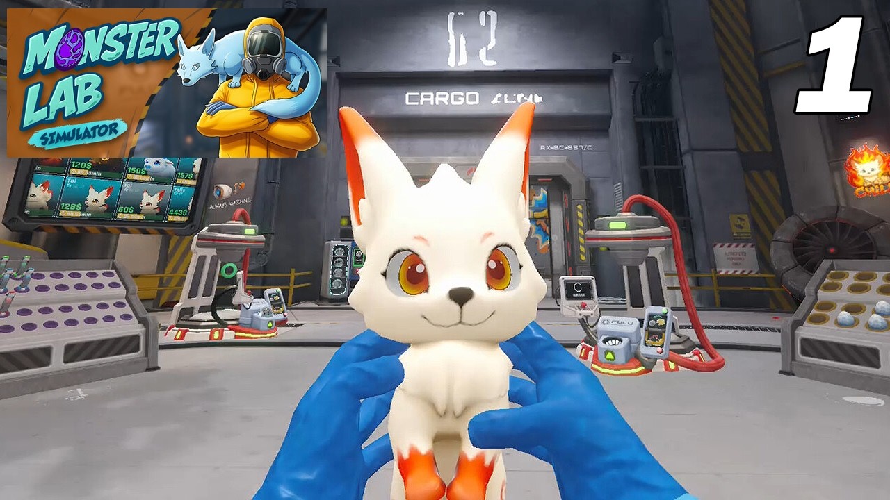 Je deviens un SAVANT FOU et je crée des monstres! Monster Lab Simulator 1