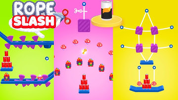 Rope Slash Level 180 To 201 Unlocked Walkthrough iOS Gameplay  Part -12