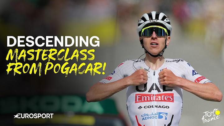Tadej Pogacar drops a descending masterclass during Stage 4 of 2024 Tour de France 🇫🇷🔥