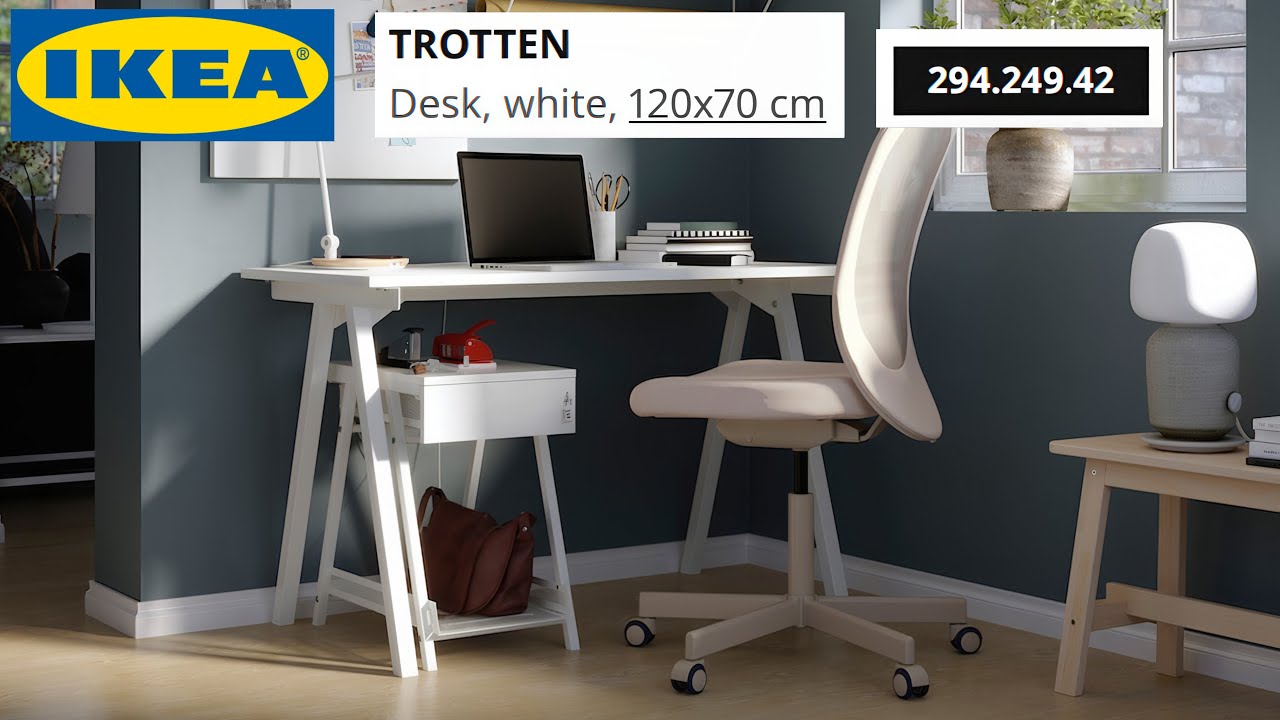 🛠️ Unboxing, Assembly & Review of IKEA TROTTEN Desk (White