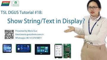 DWIN T5L DGUS Tutorial #18: Show Text/String in the Display?