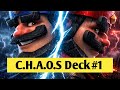 C.H.A.O.S Deck #1 😈 Best OP Deck in Clash Royale | Easy Wins + Pro Strategy#clashroyale #supercell 
