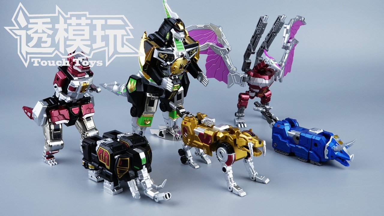 SwiftTransform】Six Combine! POWER RANGERS DRAGONZORD MEGAZORD