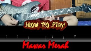 Video thumbnail of "SLANK - Mawar Merah ( How To Play )"