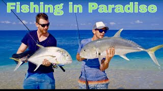 Trevally & Cod on Surface Lures. Land-Based Australian Island Fishing | Fishing the Wild FLASHBACK by FISHING THE WILD 150,517 views 4 years ago 9 minutes, 20 seconds