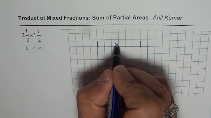How to find the area of a rectangle with mixed fractions