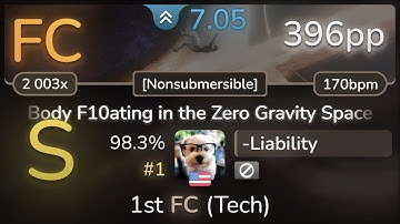 7.1⭐ -Liability | Camellia - Body F10ating in the Zero Gravity Space [Nonsubmersible] 98.3% (#1 FC)