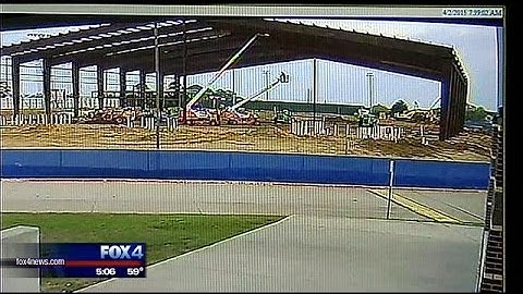 Building collapse at Argyle HS captured on surveillance video