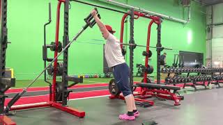 Split Stance Viking Press to Stand