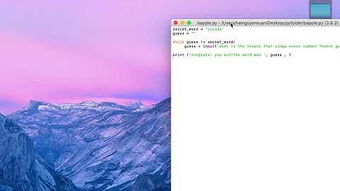 how to make a word guessing game in python