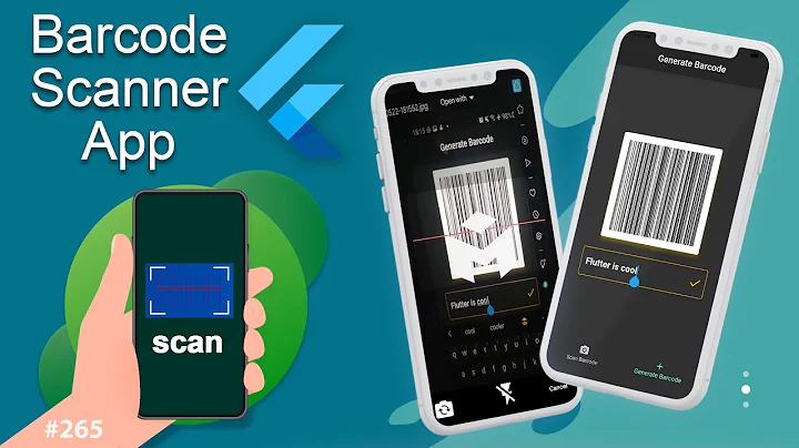 Flutter Tutorial - Barcode Scanner App [2021] & Barcode Generator