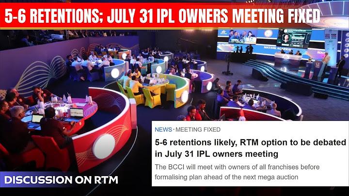 IPL 2025 Mega Auction: 5-6 Retentions, RTM discussion on July 31st | @rcbiansofficial